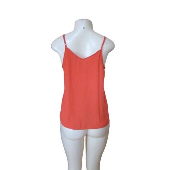 Ann Taylor Loft Womens Coral Sleeveless Bow-Tie Tank Top SP NWT - Picture 4 of 5